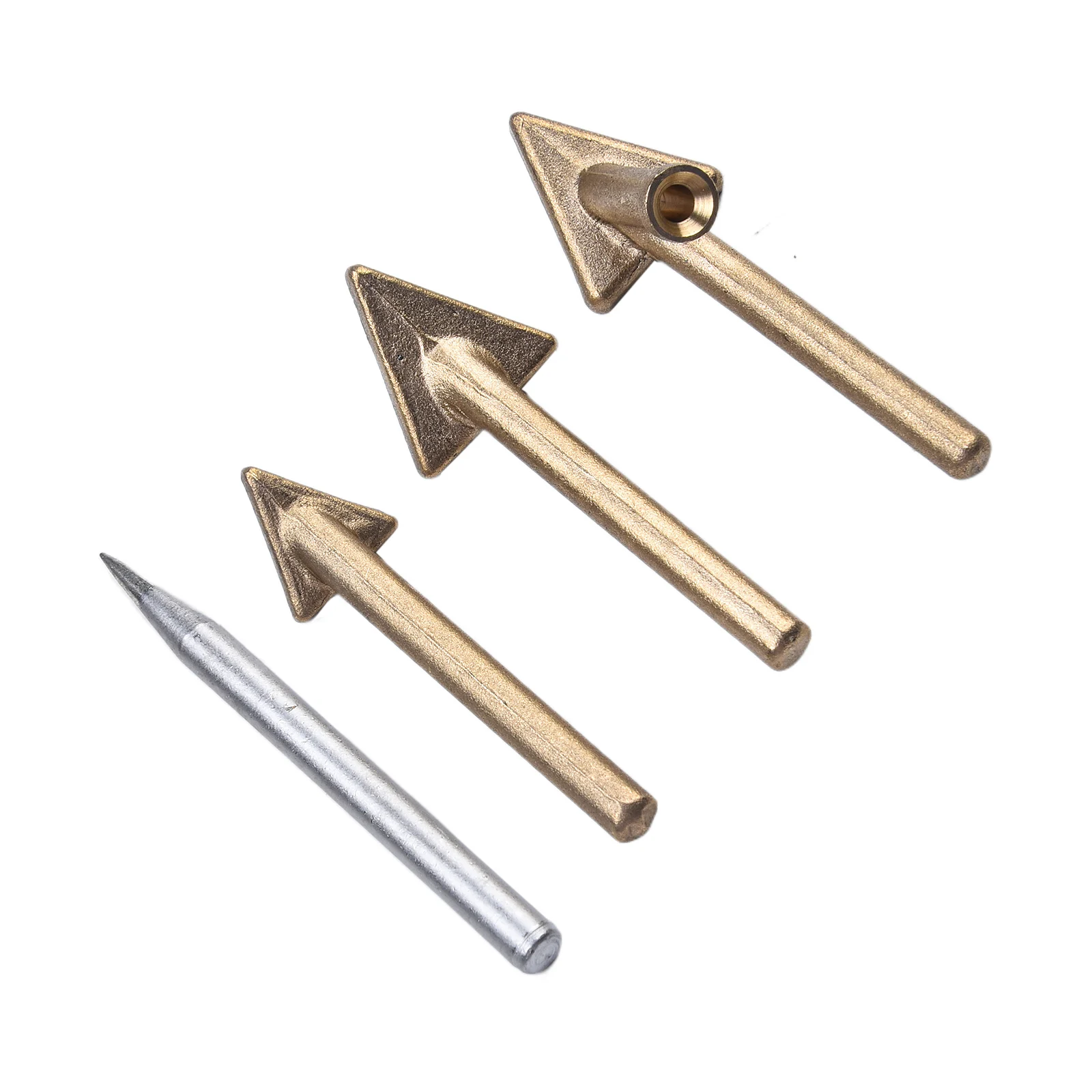 Gold Steel Replacement Tips for 80W Iron Plastic Welding TPO TEO PP Auto Bumper Long lasting Performance (4PCS)
Gold Steel Replacement Tips for 80W Iron Plastic Welding TPO TEO PP Auto Bumper Long lasting Performance (4PCS)