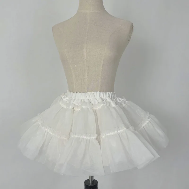 White Mini Cosplay Petticoat 30cm Lolita Daily Hoop-less Soft Puffy Pettiskirt by Ocelot
White Mini Cosplay Petticoat 30cm Lolita Daily Hoop-less Soft Puffy Pettiskirt by Ocelot