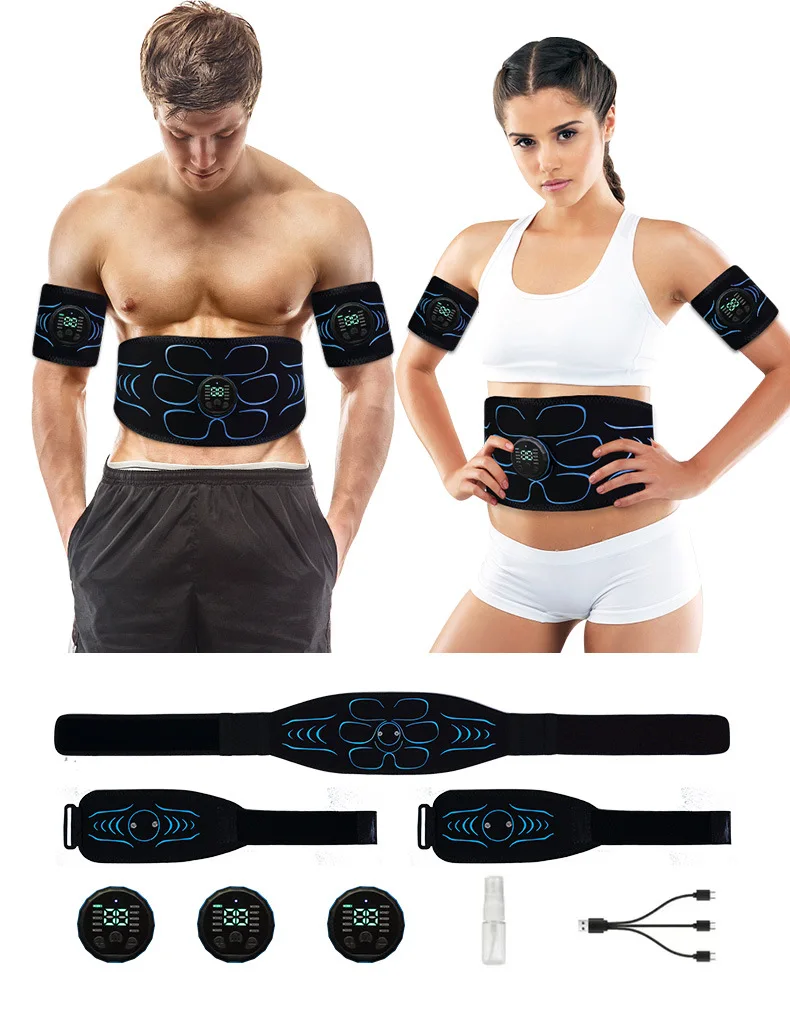 Fitness Training Belt EMS Massage Belt Slimming Waist Trainer - Silicone Support Multifunctional for Gym and Outdoor Sports
Fitness Training Belt EMS Massage Belt Slimming Waist Trainer - Silicone Support Multifunctional for Gym and Outdoor Sports