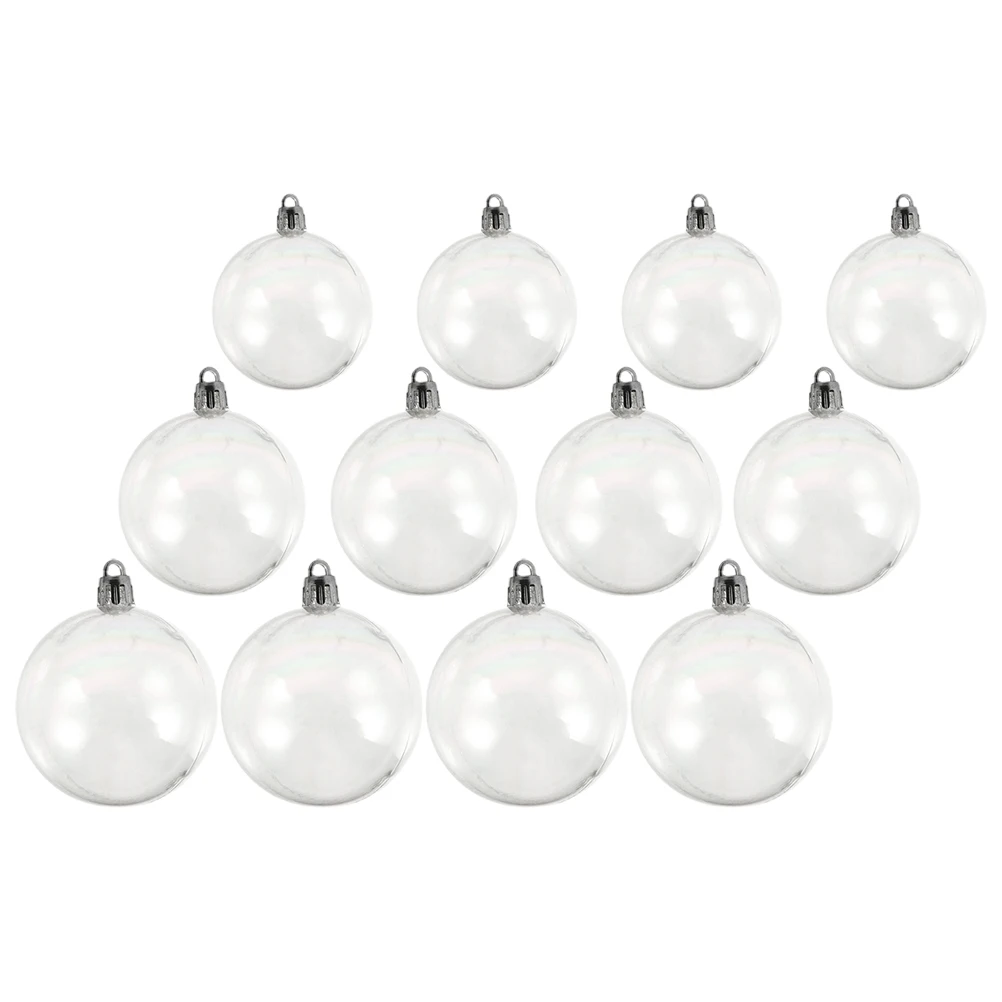 12Pcs Christmas Tree Hanging naments 3cm 4cm 5cm Transparent Colorful Balls Xmas Decor Home Party Reusable Accessories
12Pcs Christmas Tree Hanging naments 3cm 4cm 5cm Transparent Colorful Balls Xmas Decor Home Party Reusable Accessories