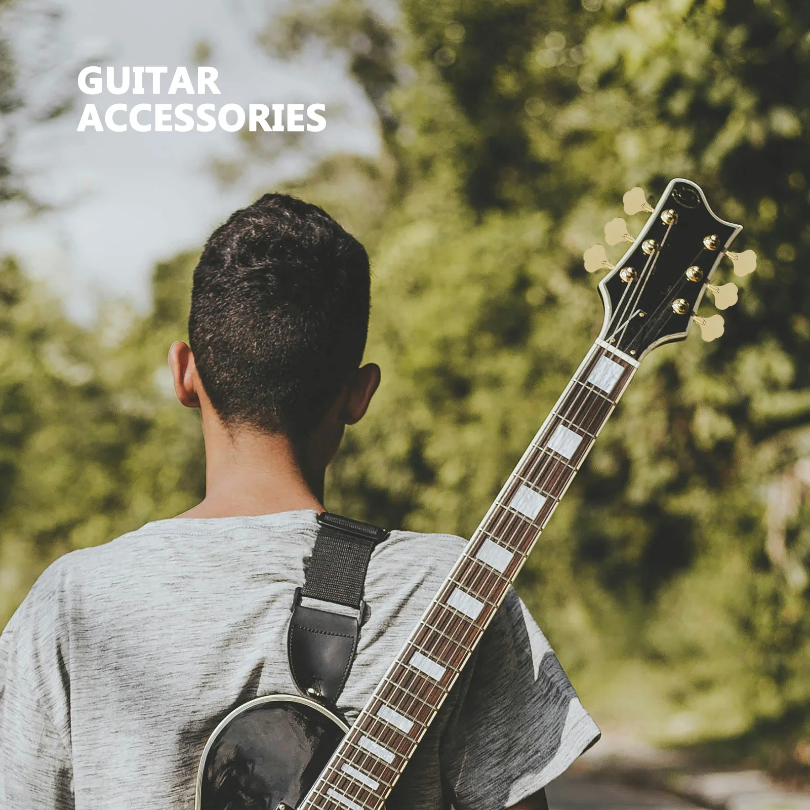 2Pcs Bass Guitar Tuning Pegs Professional Machine Head Tuners Locking String Keys Replacement Guitar Accessory Longlasting