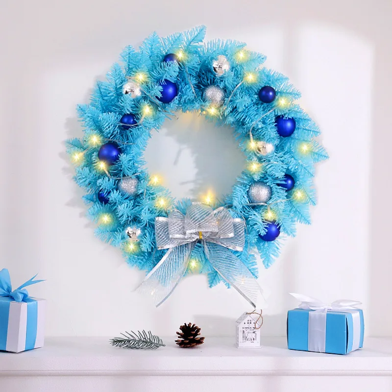 Blue Christmas Wreath 30cm Home Decoration Wreath Arrangement Christmas Decoration Home Decor
Blue Christmas Wreath 30cm Home Decoration Wreath Arrangement Christmas Decoration Home Decor