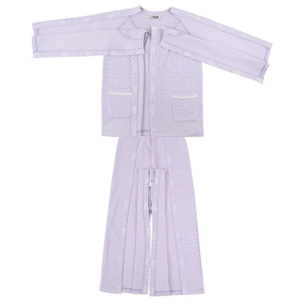 Lady Spring and Autumn Patient Clothes Easy To Wear and Take Off Hemiplegic Old Man Cloth Pants Fracture Surgery Nursing Clothes
Lady Spring and Autumn Patient Clothes Easy To Wear and Take Off Hemiplegic Old Man Cloth Pants Fracture Surgery Nursing Clothes
