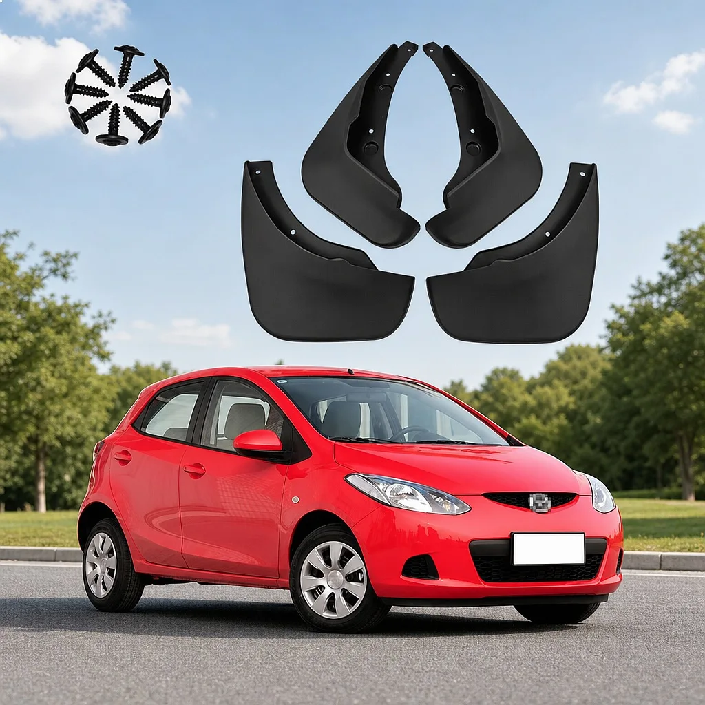 For 2007-2012 Mazda 2 Hatchback Front Rear Wheel Tire Splash Guard Fender Mud Flaps 4pcs
For 2007-2012 Mazda 2 Hatchback Front Rear Wheel Tire Splash Guard Fender Mud Flaps 4pcs