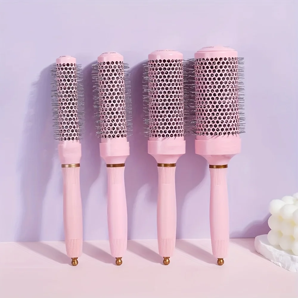 1Pc/pink round comb, women's professional styling round comb, multi-functional salon grade comb, suitable for straight hair
1Pc/pink round comb, women's professional styling round comb, multi-functional salon grade comb, suitable for straight hair