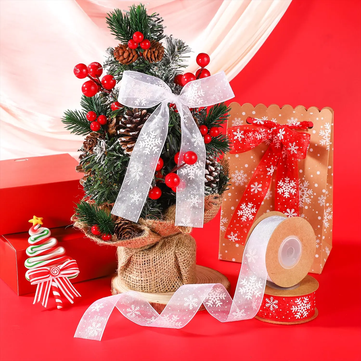 10/20m Christmas Tree Ribbon Garland Decorative Gift Box Straps For Festival Party Wedding New Year Decor 2025 Xmas Gift Package
10/20m Christmas Tree Ribbon Garland Decorative Gift Box Straps For Festival Party Wedding New Year Decor 2025 Xmas Gift Package