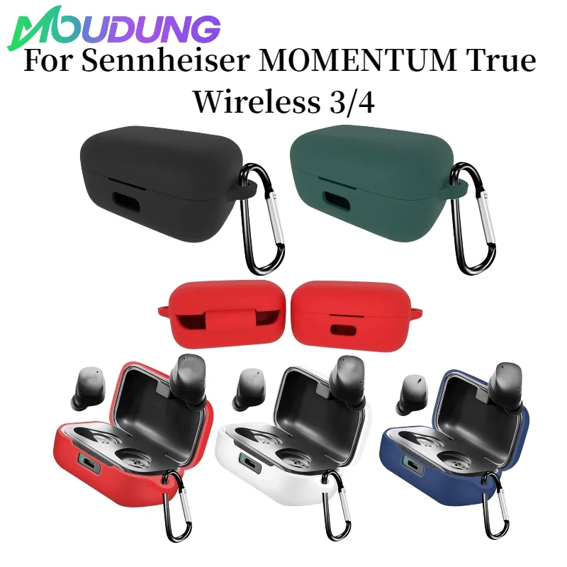 MOUDUNG Shockproof Silica Cover for Sennheiser MOMENTUM True Wireless 3/4 True Case Washable Shell Non-slip Sleeve Frame
MOUDUNG Shockproof Silica Cover for Sennheiser MOMENTUM True Wireless 3/4 True Case Washable Shell Non-slip Sleeve Frame