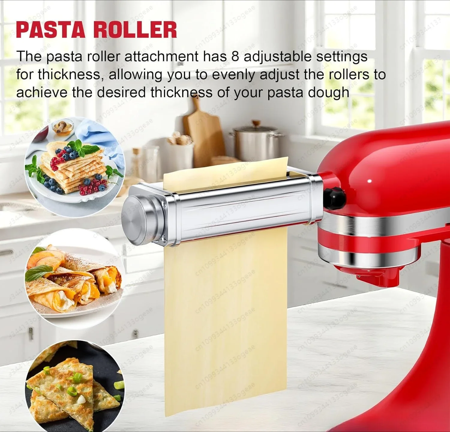 Vertical mixer Pasta accessories Stainless steel pressed dough Fine noodles Rough noodles set
Vertical mixer Pasta accessories Stainless steel pressed dough Fine noodles Rough noodles set