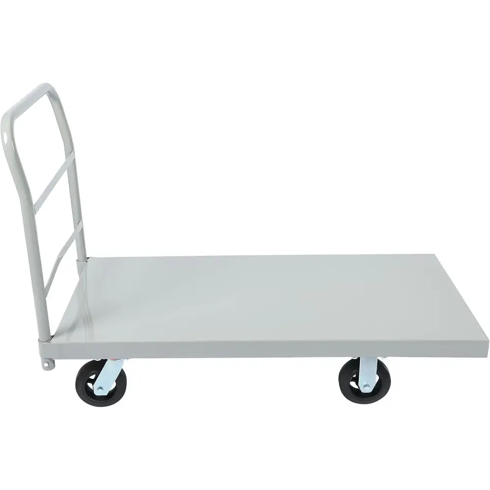Sturdy Steel Platform Hand Truck with 2500 lbs Capacity, 48x24, 360° Swivel Brake Wheel for Moving and Shopping
Sturdy Steel Platform Hand Truck with 2500 lbs Capacity, 48x24, 360° Swivel Brake Wheel for Moving and Shopping