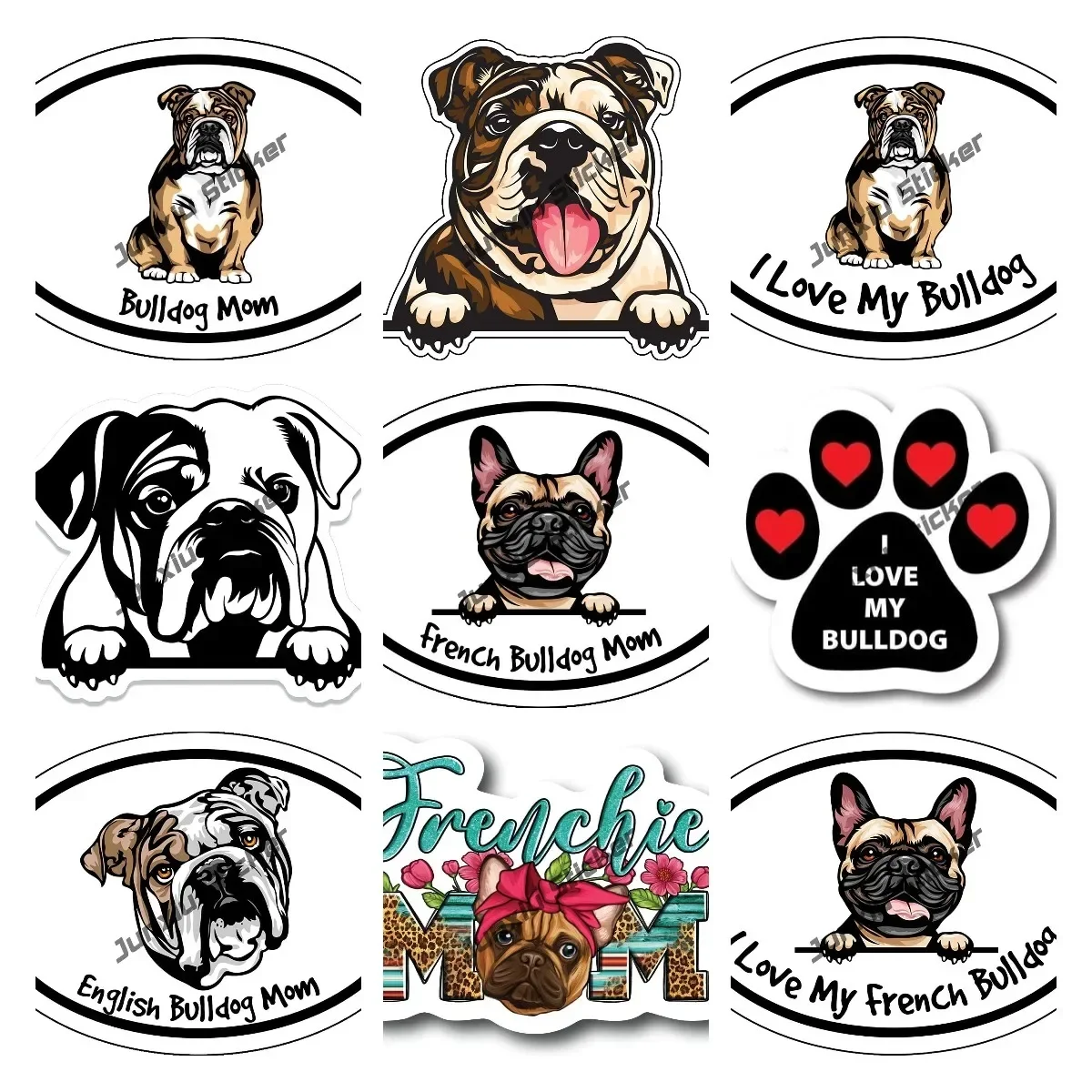 Bulldog Car Sticker Pet Dog Vinyl Decal I Love My Bulldog Vinyl Decal Dog Breed Bumper Sticker for Laptops Windows Cars Trucks
Bulldog Car Sticker Pet Dog Vinyl Decal I Love My Bulldog Vinyl Decal Dog Breed Bumper Sticker for Laptops Windows Cars Trucks