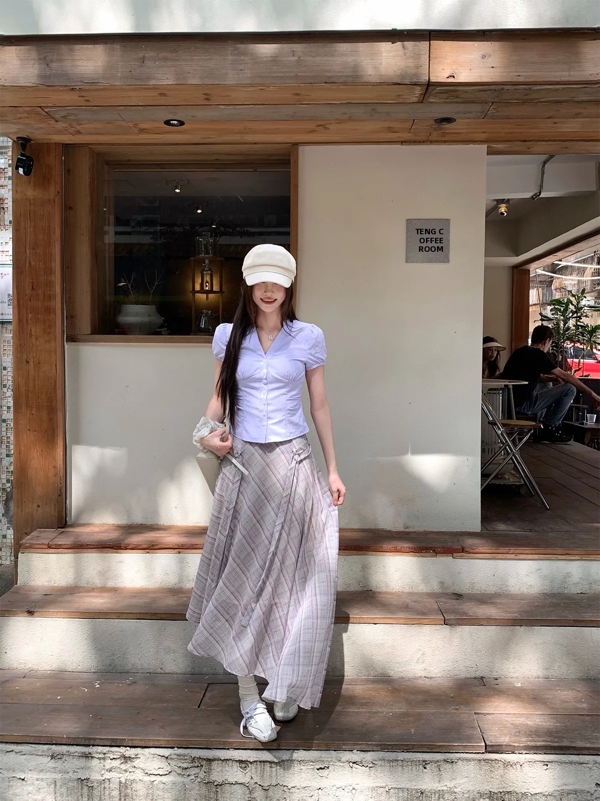 Low Saturation Poetic Draped Plaid Asymmetrical Midi Skirt for Women Spring Summer Season High Waist A-Line Skirt Polyester F...
Low Saturation Poetic Draped Plaid Asymmetrical Midi Skirt for Women Spring Summer Season High Waist A-Line Skirt Polyester F...