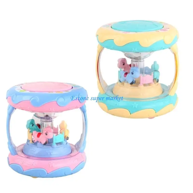 090B Funny Cartoon Electric Rotating Hand Drum Toy with Lights Music for Kid
090B Funny Cartoon Electric Rotating Hand Drum Toy with Lights Music for Kid