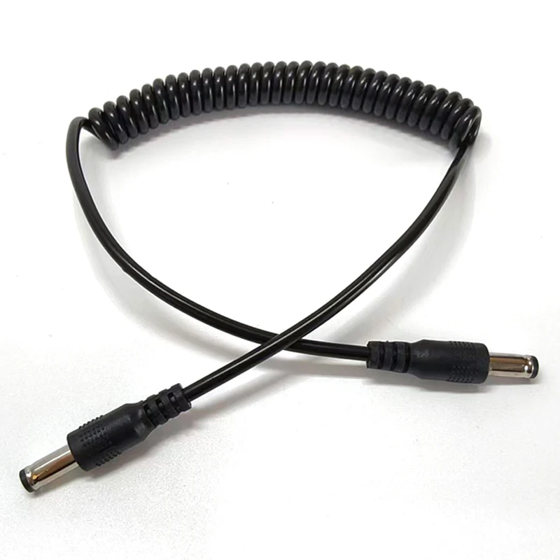 1PCS DC 5.5*2.1mm Male to 5.5*2.1mm Male Plug Power Coiled Cable,DC 5.5 x 2.1 mm Extension Spring Cord for LED Strip, CCTV
1PCS DC 5.5*2.1mm Male to 5.5*2.1mm Male Plug Power Coiled Cable,DC 5.5 x 2.1 mm Extension Spring Cord for LED Strip, CCTV