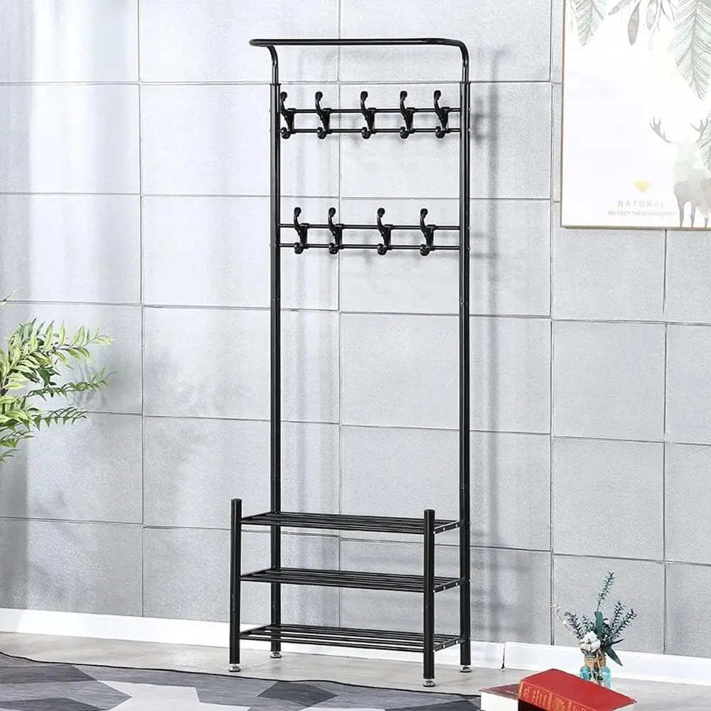 Space-Saving Stainless Steel Gullwing Rack for Indoor & Outdoor Clothes Drying, Black, 3-Tiered
Space-Saving Stainless Steel Gullwing Rack for Indoor & Outdoor Clothes Drying, Black, 3-Tiered