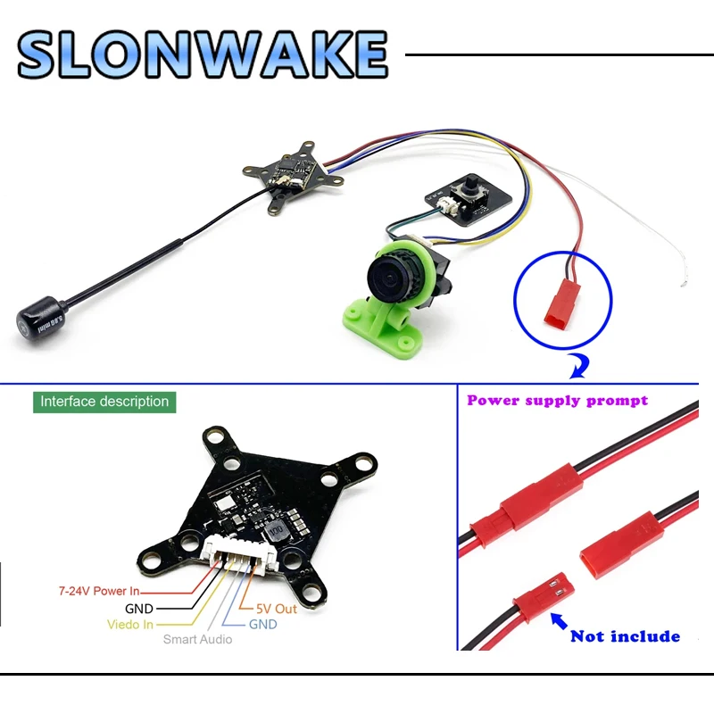 Fpv system 5.8G 48CH 25/100/200/500mW adjustable VTX Transmitter Upgrade mushroom antenna and 2.5mm lens Digital analog camera
Fpv system 5.8G 48CH 25/100/200/500mW adjustable VTX Transmitter Upgrade mushroom antenna and 2.5mm lens Digital analog camera
