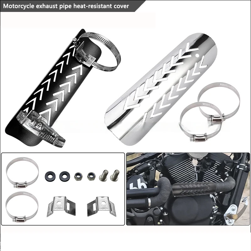 Modified Retro Motorcycle Universal Heat Shield Universal Heat Insulation Board Protective Cover Exhaust Cover Protective Decora
Modified Retro Motorcycle Universal Heat Shield Universal Heat Insulation Board Protective Cover Exhaust Cover Protective Decora