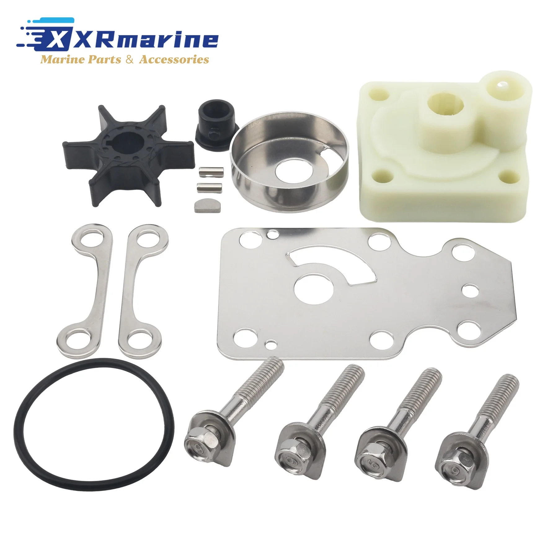 Комплект для восстановления крыльчатки водяного насоса, совместимый с подвесными моторами Yamaha 15-20 л.с. F15C F20 4-тактные 2006-2018 гг., запасные части
Комплект для восстановления крыльчатки водяного насоса, совместимый с подвесными моторами Yamaha 15-20 л.с. F15C F20 4-тактные 2006-2018 гг., запасные части