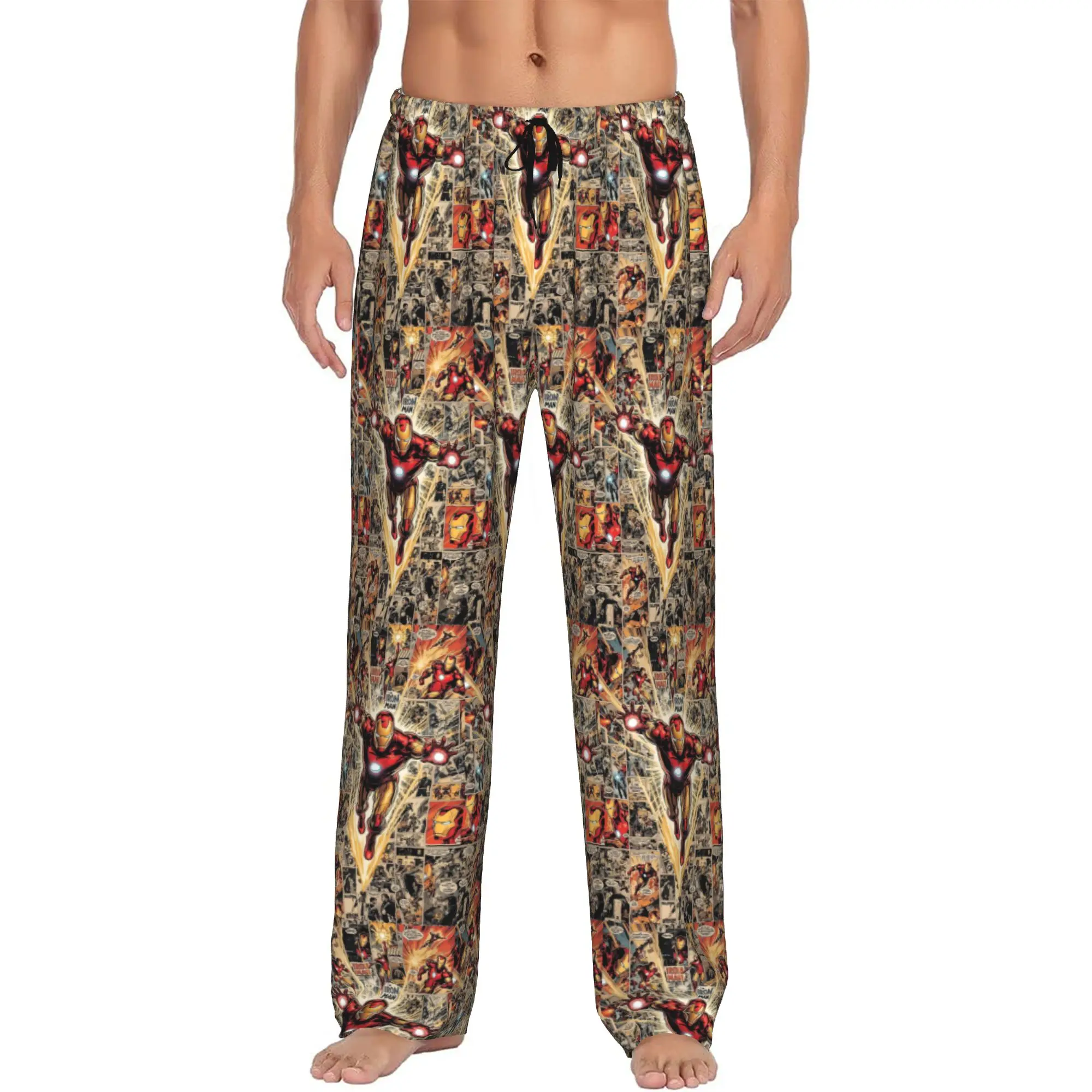 Custom Iron Anime Man Pajama Pants Sleepwear Men Elastic Waistband Sleep Lounge Bottoms with Pockets
Custom Iron Anime Man Pajama Pants Sleepwear Men Elastic Waistband Sleep Lounge Bottoms with Pockets