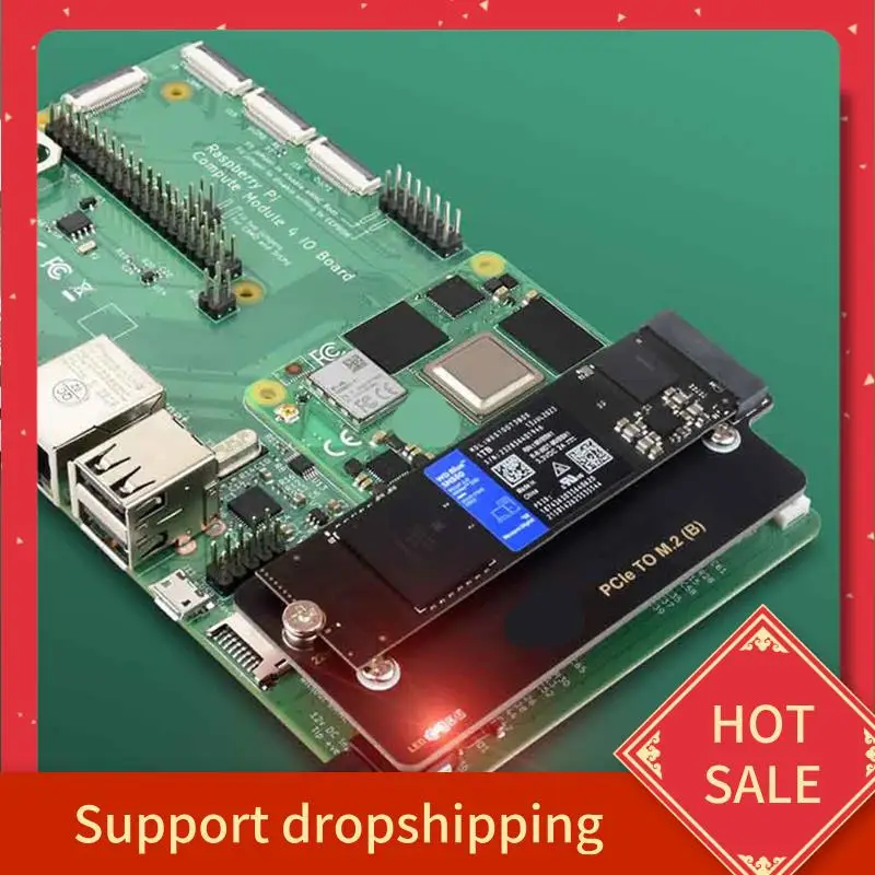 B44C для Raspberry Pi CM4 Pcie To M.2 Nvme SSD HAT Плата расширения для вычислительного модуля Raspberry Pi 4 серии Материнская плата
B44C для Raspberry Pi CM4 Pcie To M.2 Nvme SSD HAT Плата расширения для вычислительного модуля Raspberry Pi 4 серии Материнская плата