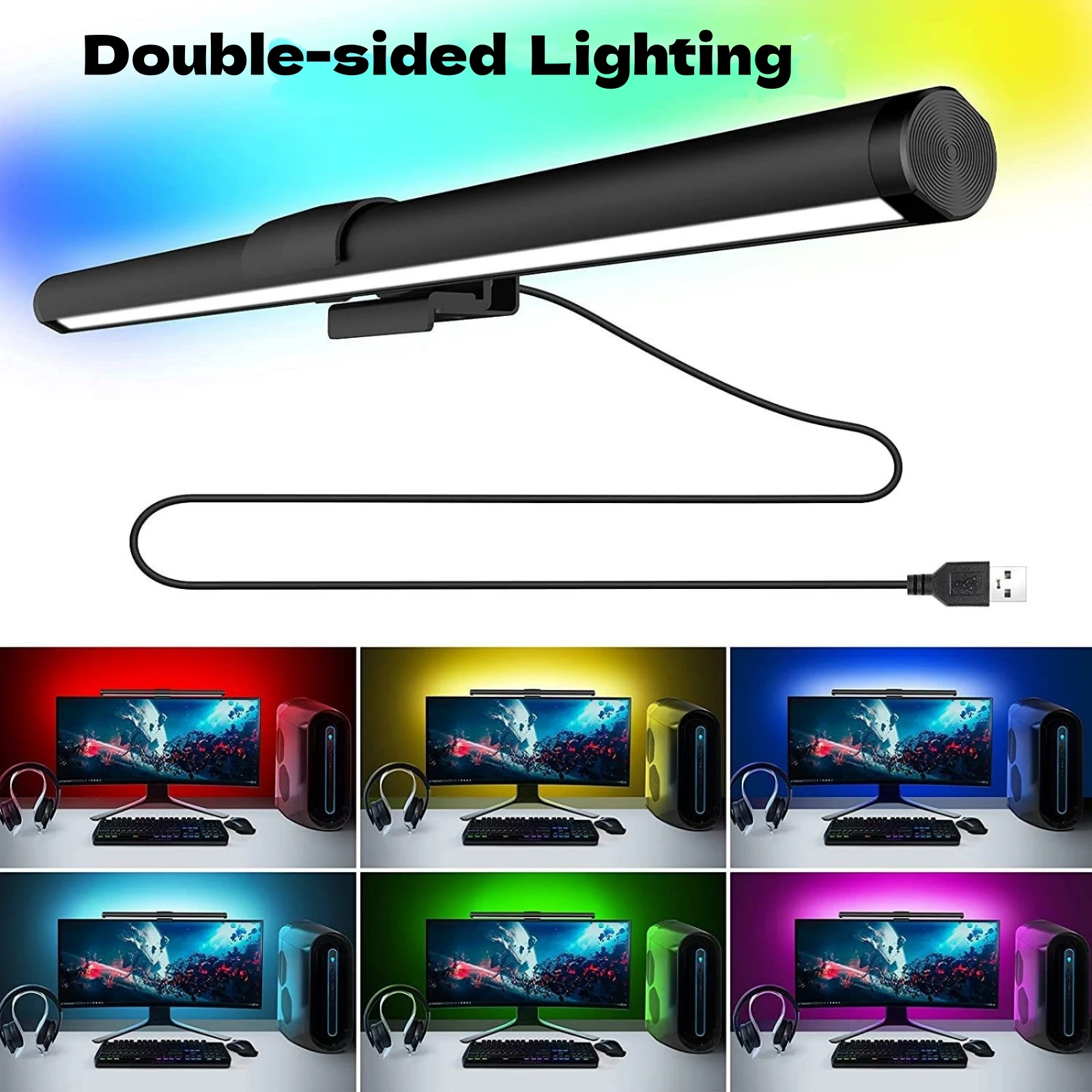 LED Monitor Light Bar Computer Screen Hanging Lights Atmosphere Table Lamp for Work Study Read Gaming Dimming Lighting 30cm 44cm
LED Monitor Light Bar Computer Screen Hanging Lights Atmosphere Table Lamp for Work Study Read Gaming Dimming Lighting 30cm 44cm