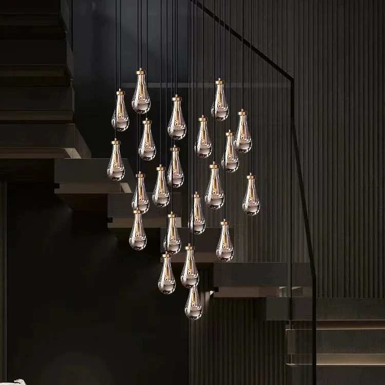 New Loft Apartment Led Chandelier Villa Rotating Staircase Pendant Lamp Crystal Lamp Duplex House Hollow Pendant Lighting
New Loft Apartment Led Chandelier Villa Rotating Staircase Pendant Lamp Crystal Lamp Duplex House Hollow Pendant Lighting