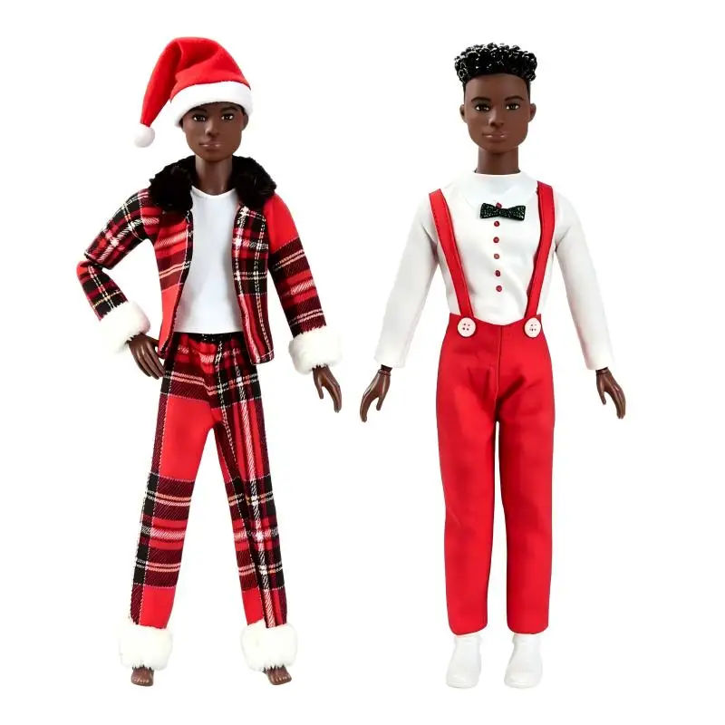Hot Sale 11.5 Inch Male Doll Kids Toys Black Santa Claus African Man With Fashion Dolls Clothes Accessories Best Birthday Gifts
Hot Sale 11.5 Inch Male Doll Kids Toys Black Santa Claus African Man With Fashion Dolls Clothes Accessories Best Birthday Gifts