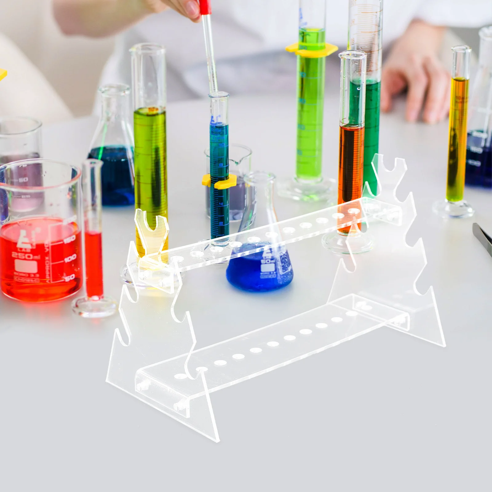 Test Tubes Pipette Rack Holder Thin Display Racks Laboratory Storage Organizer Sampling
Test Tubes Pipette Rack Holder Thin Display Racks Laboratory Storage Organizer Sampling
