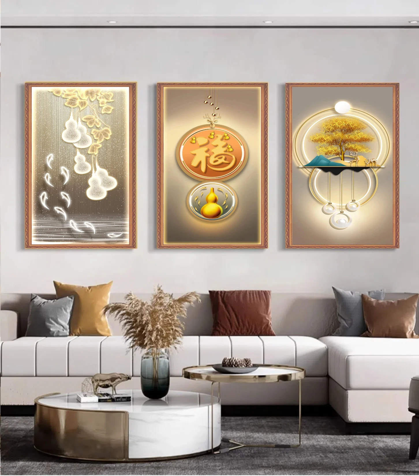 Modern Simplicity Trigeminy Painting for Sitting Room Decoration, Sofa Background Wall Hanging Art Color Self-adhesion Picture E
Modern Simplicity Trigeminy Painting for Sitting Room Decoration, Sofa Background Wall Hanging Art Color Self-adhesion Picture E