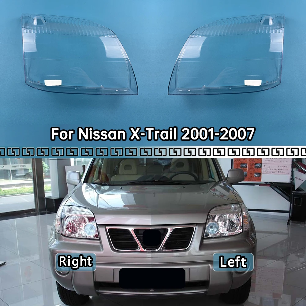 Для Nissan X-Trail 2001-2007 передняя фара, крышка объектива, стеклянный абажур, замена оригинального прозрачного корпуса лампы
Для Nissan X-Trail 2001-2007 передняя фара, крышка объектива, стеклянный абажур, замена оригинального прозрачного корпуса лампы