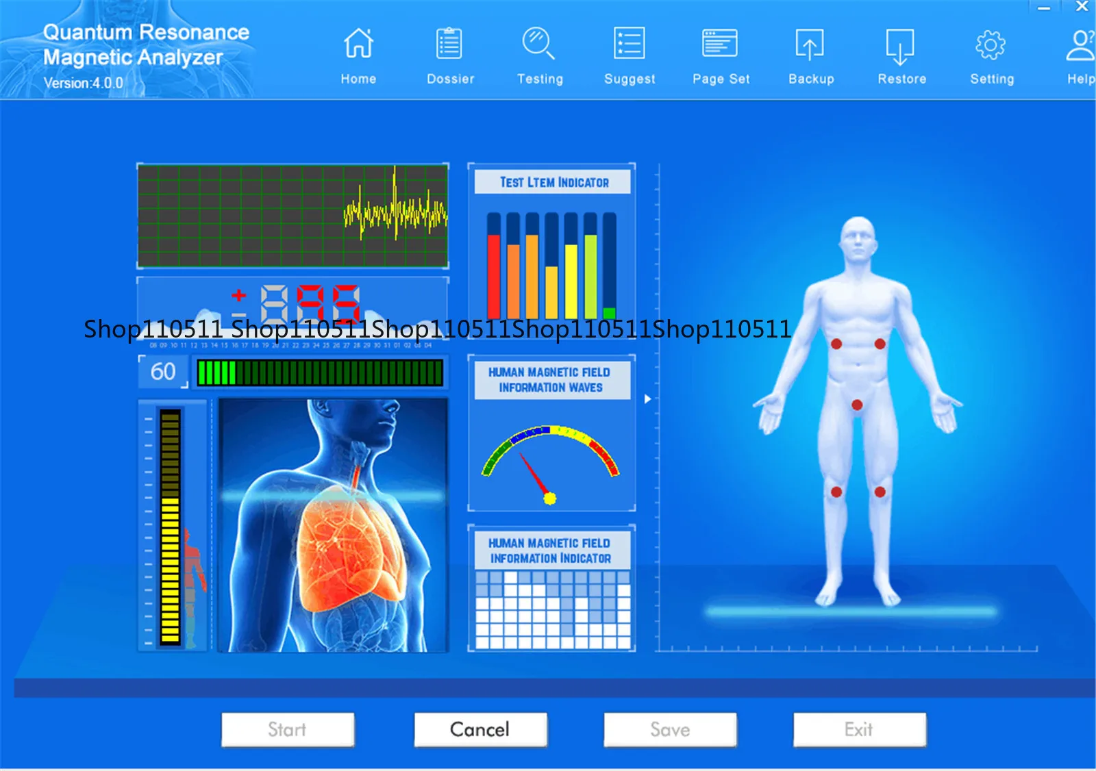 Sub-health Detection Analyzer Quantum Analyzer QA11 Multilingual
Sub-health Detection Analyzer Quantum Analyzer QA11 Multilingual