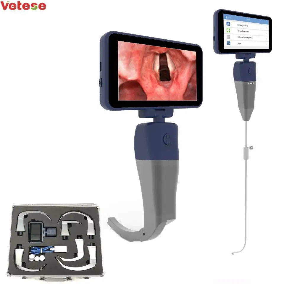 Factory Price 4.5-inch Digital Touchscreen Video Laryngoscope for Adult and Pediatric Reusable Hospital Medical
Factory Price 4.5-inch Digital Touchscreen Video Laryngoscope for Adult and Pediatric Reusable Hospital Medical