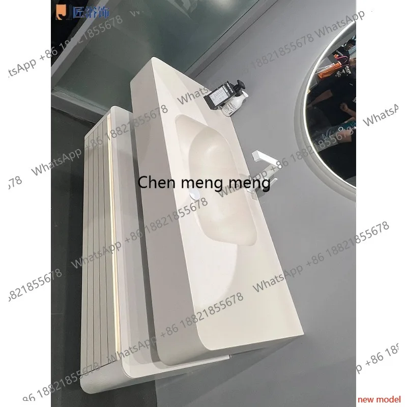 Simple small apartment, integrated basin, bathroom cabinet combination, smart bathroom washstand
Simple small apartment, integrated basin, bathroom cabinet combination, smart bathroom washstand