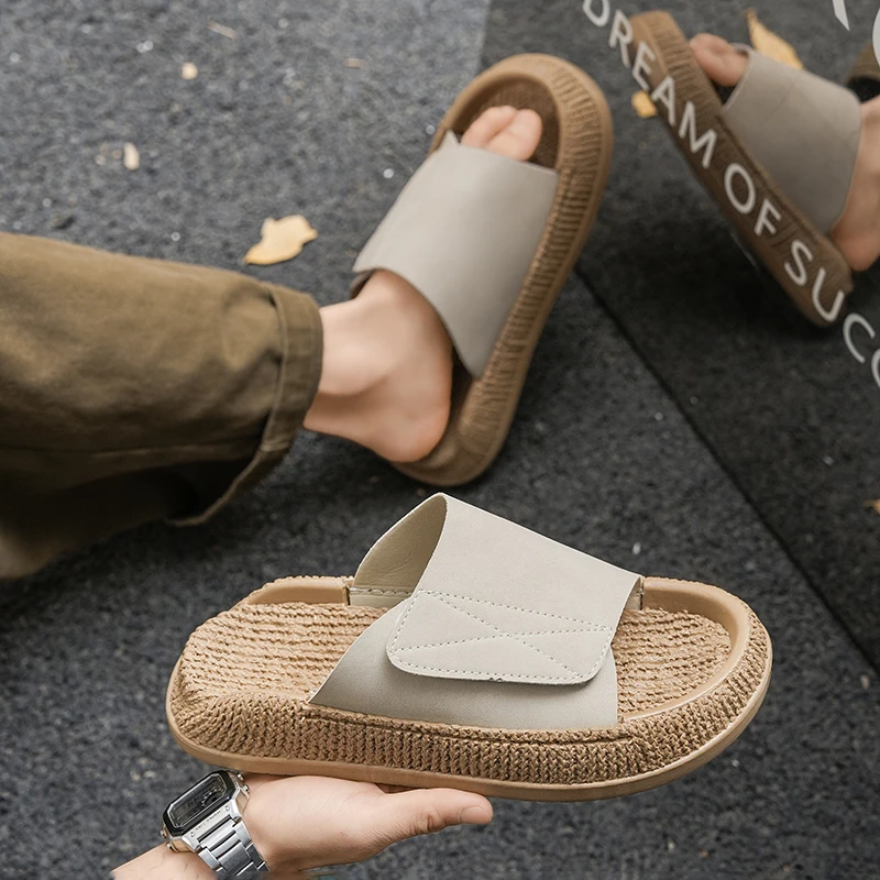 Large Size Single Band Slides for Men, Stylish Outdoor Wear, Lightweight Comfy, All-match Casual Daily Leisure Footwear
Large Size Single Band Slides for Men, Stylish Outdoor Wear, Lightweight Comfy, All-match Casual Daily Leisure Footwear