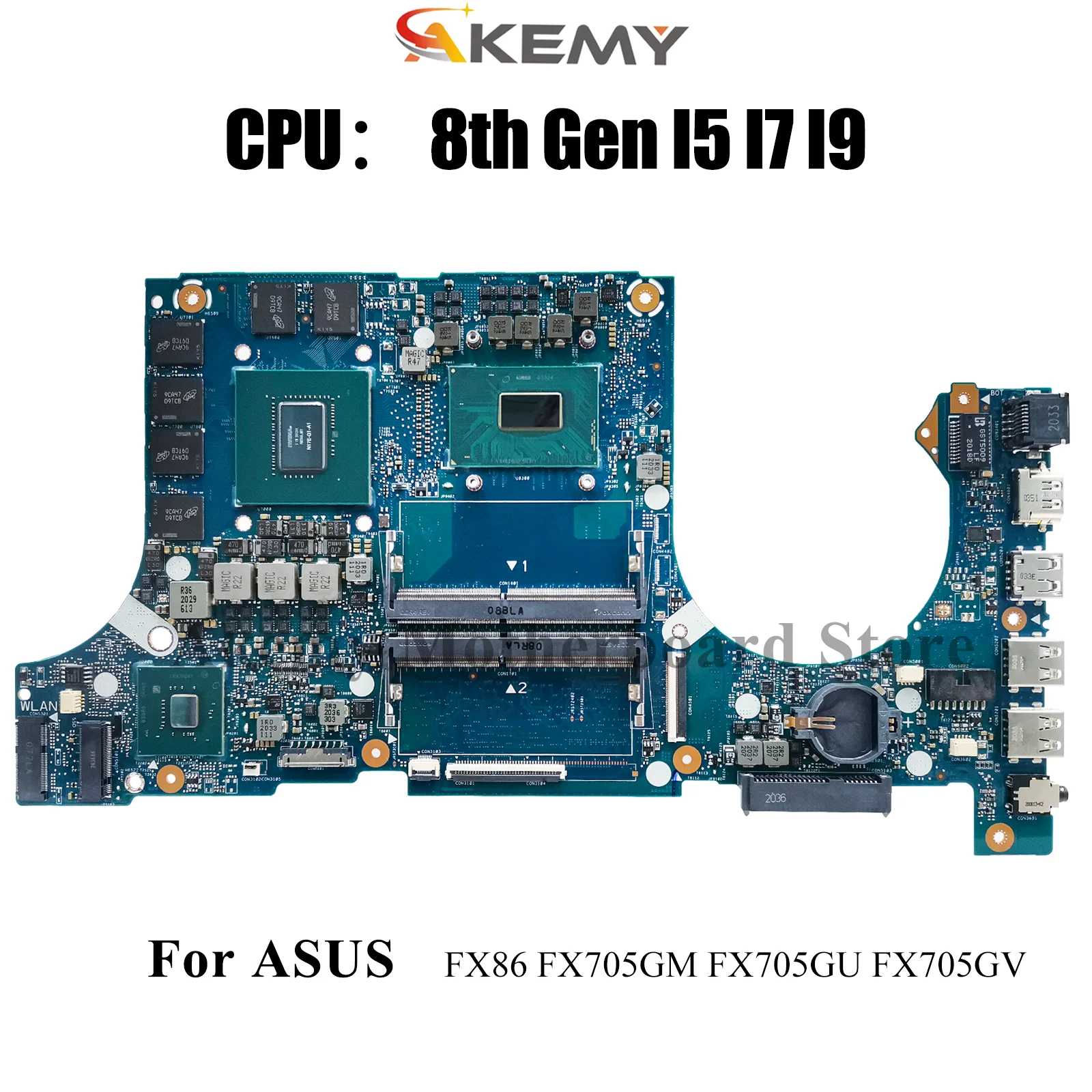 FX505GM Laptop Motherboard For ASUS TUF Gaming FX86FD FX86FE FX705GU FX705GM FX505 FX705GV Notebook Mainboard With I5 I7 I9 CPU
FX505GM Laptop Motherboard For ASUS TUF Gaming FX86FD FX86FE FX705GU FX705GM FX505 FX705GV Notebook Mainboard With I5 I7 I9 CPU