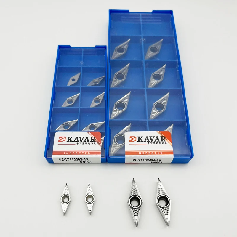 VCGT110302 VCGT110304 VCGT110308 VCGT160402 VCGT160404 AK KNP01 Aluminum Turning Tools Lathe Carbide Insert CNC Blades
VCGT110302 VCGT110304 VCGT110308 VCGT160402 VCGT160404 AK KNP01 Aluminum Turning Tools Lathe Carbide Insert CNC Blades