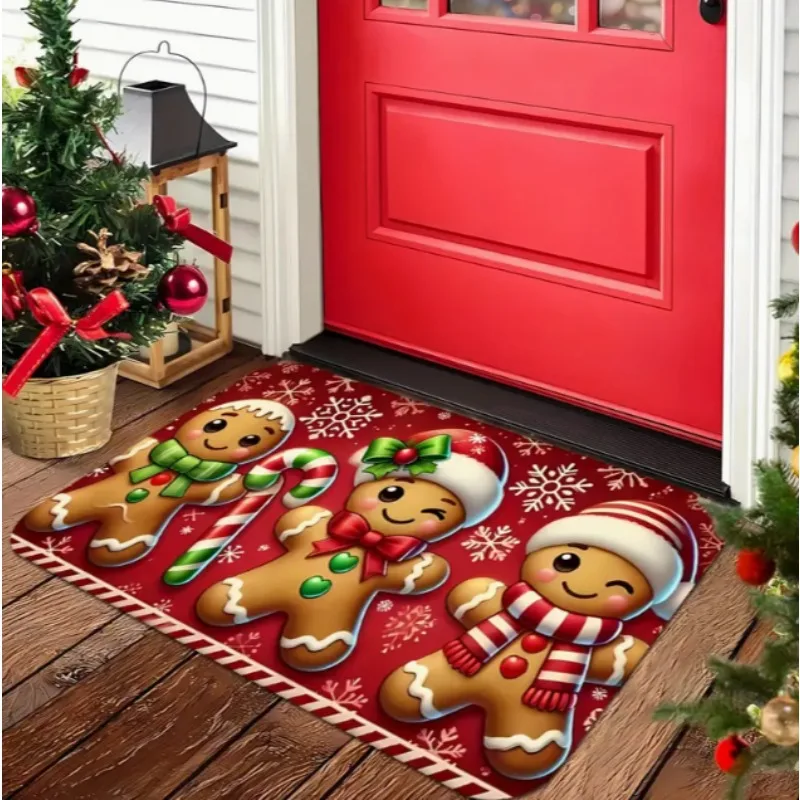 Christmas Gingerbread Man Welcome Door Mat Front Door Mat Outdoor Entrance Mat with Christmas Door Mat Home Decor Check-in Gift
Christmas Gingerbread Man Welcome Door Mat Front Door Mat Outdoor Entrance Mat with Christmas Door Mat Home Decor Check-in Gift