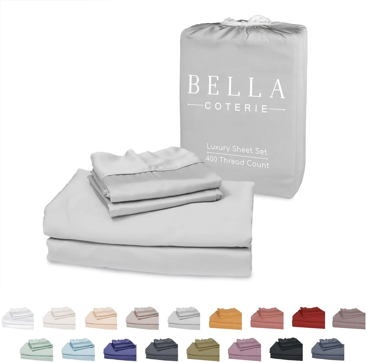 Bella Coterie Роскошный бамбуковый вискозный комплект простыней размера King Size | 100% органически выращенно | Ультрамягкий | Охлаждение для горячих сну
Bella Coterie Роскошный бамбуковый вискозный комплект простыней размера King Size | 100% органически выращенно | Ультрамягкий | Охлаждение для горячих сну