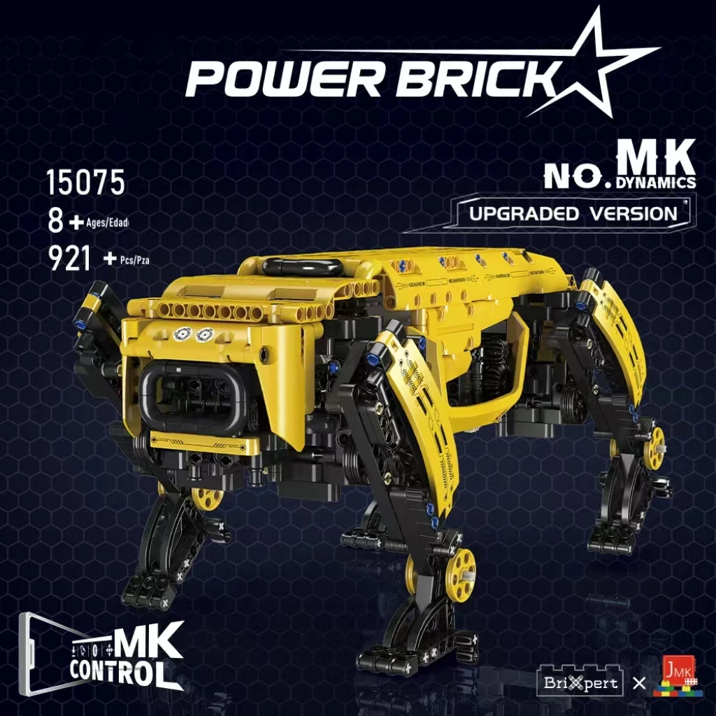 921pcs Mechanical Dog Building Block Toy Model Kit - Educational Remote Control Electric Children's Gift Assembly Project
921pcs Mechanical Dog Building Block Toy Model Kit - Educational Remote Control Electric Children's Gift Assembly Project