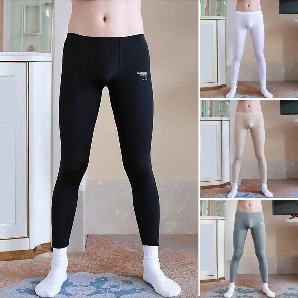 Lightweight Men Pajama Bottoms Men Pajama Pants Ultra-thin Ice Silk Men's Sleep Bottoms with Bugle Pouch Leggings Solid Color
Lightweight Men Pajama Bottoms Men Pajama Pants Ultra-thin Ice Silk Men's Sleep Bottoms with Bugle Pouch Leggings Solid Color
