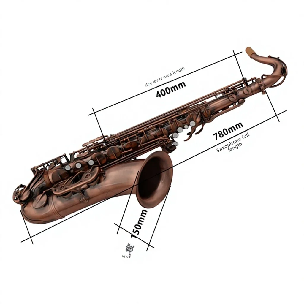 Ehrman Earl Mann Professional Brass Drop Antique Copper Tenor Saxophone With High-grade Bags
Ehrman Earl Mann Professional Brass Drop Antique Copper Tenor Saxophone With High-grade Bags