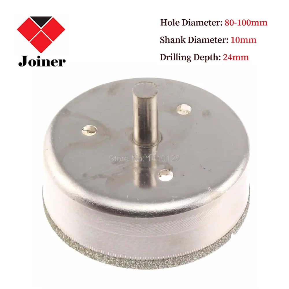 80-100mm Diamond Coated Hole Saw Core Drill Bits Drilling Cutter Masonry Tools for Stone Glass Marble Granite Ceramic Tile
80-100mm Diamond Coated Hole Saw Core Drill Bits Drilling Cutter Masonry Tools for Stone Glass Marble Granite Ceramic Tile