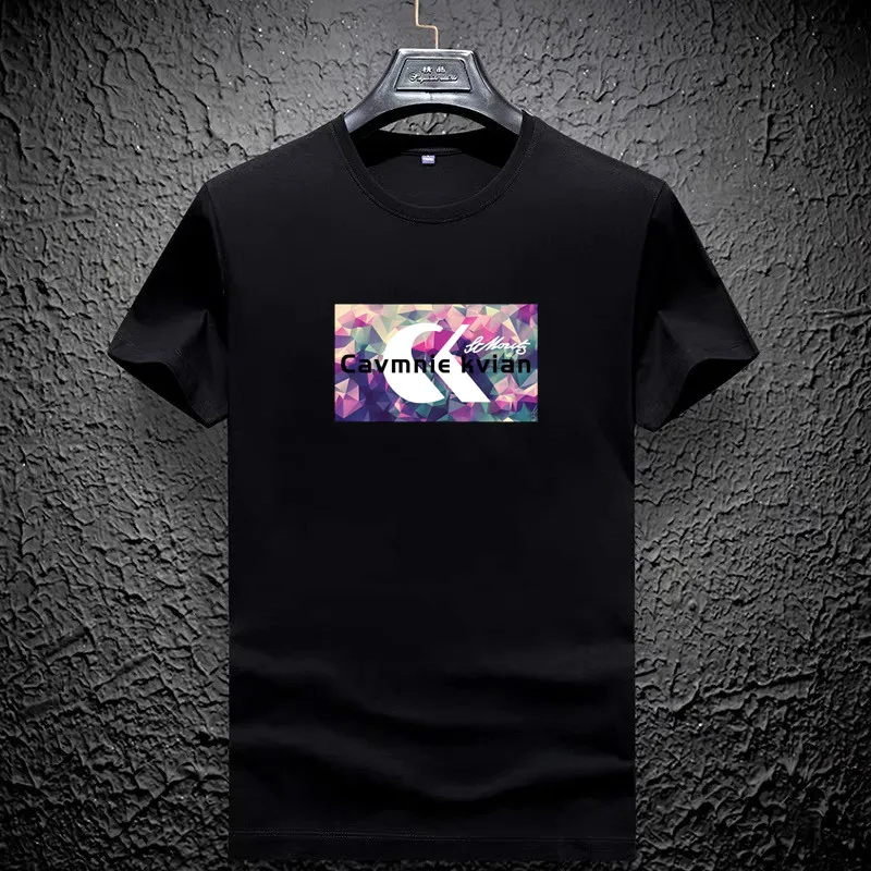 Summer New Short-sleeved T-shirt Light Luxury European Men's and Women's Round Neck Slim-fitting Bottom Trendy Top
Summer New Short-sleeved T-shirt Light Luxury European Men's and Women's Round Neck Slim-fitting Bottom Trendy Top