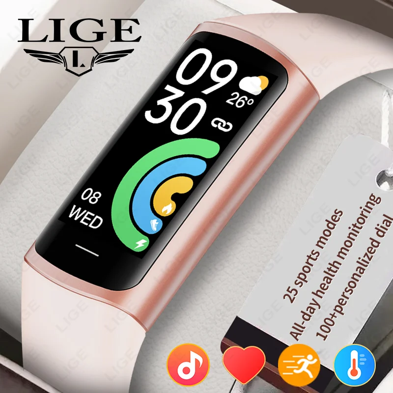 LIGE Smart Watch 2026 Men Smart Band Women Heart Rate SpO2 Blood Pressure Smartwatch Waterproof Sport Fitness Tracker Bracelet
LIGE Smart Watch 2026 Men Smart Band Women Heart Rate SpO2 Blood Pressure Smartwatch Waterproof Sport Fitness Tracker Bracelet