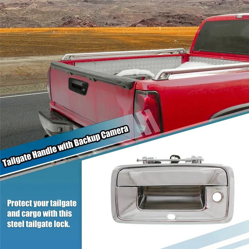 A03E-Chrome Exterior Tailgate Handle For Chevy Silverado 1500 GMC Sierra 1500 2014-2015 23448681
A03E-Chrome Exterior Tailgate Handle For Chevy Silverado 1500 GMC Sierra 1500 2014-2015 23448681