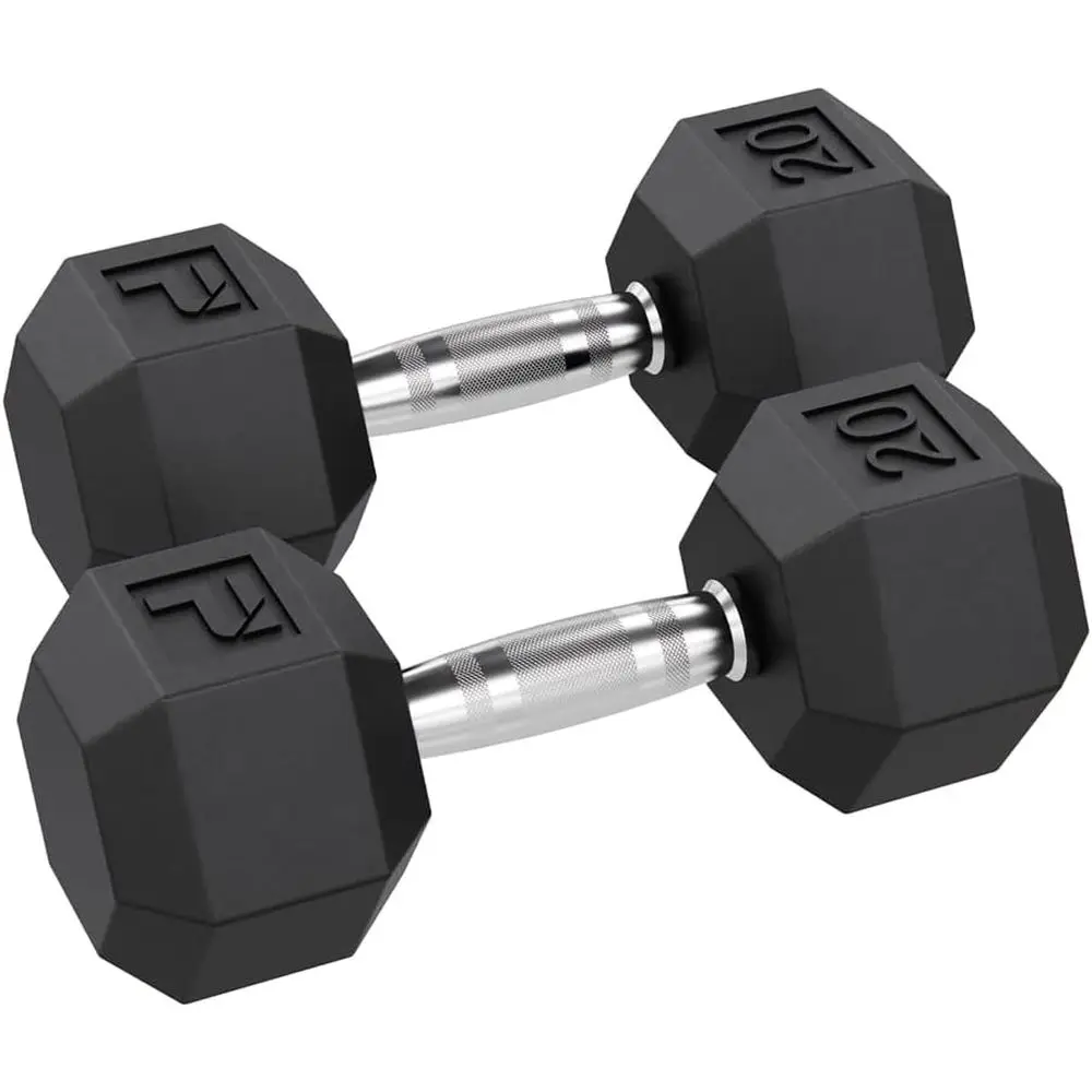 Hexagonal Rubber Dumbbell Set
Hexagonal Rubber Dumbbell Set