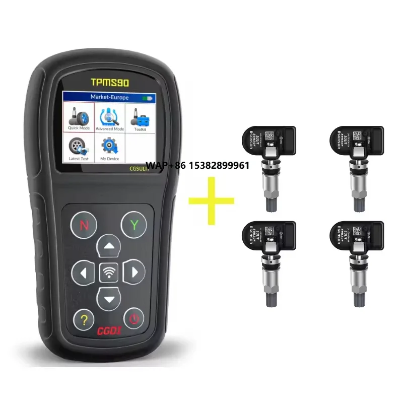 High Quality CGDI CGSULIT TPMS90 Tool with 4PC TS01 Sensors Tire Pressure Monitoring System WIFI and USB Update Modes
High Quality CGDI CGSULIT TPMS90 Tool with 4PC TS01 Sensors Tire Pressure Monitoring System WIFI and USB Update Modes