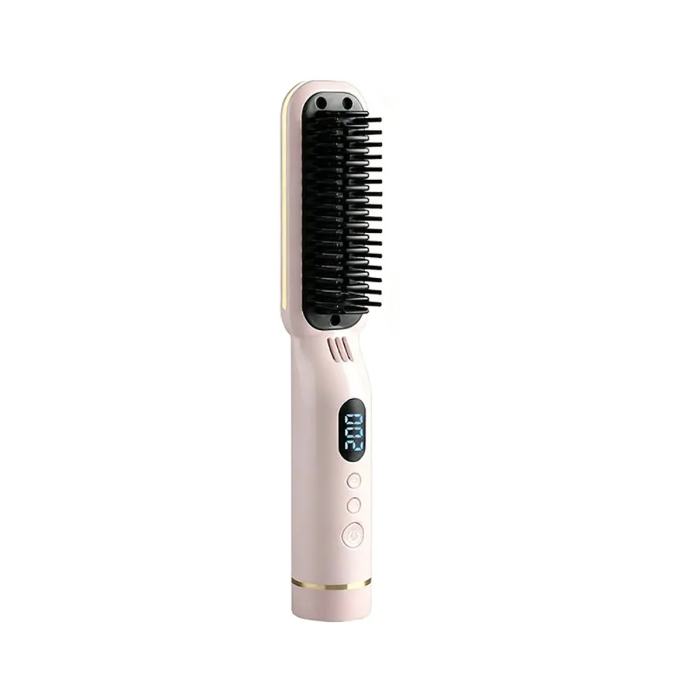 New Wireless Hair Straightener 8 Temp Settings Rechargeable Straight Hair Comb Type-C Mini Straightening Comb
New Wireless Hair Straightener 8 Temp Settings Rechargeable Straight Hair Comb Type-C Mini Straightening Comb