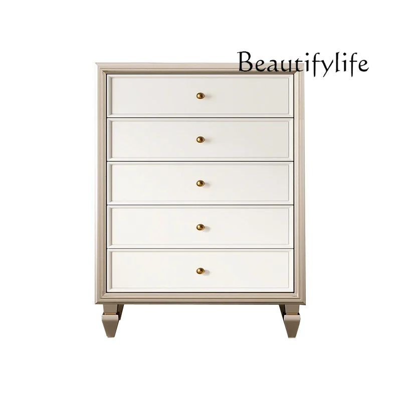 American chest of drawers painted solid wood drawer dining side cabinet modern chest of drawers living room storage cabinet
American chest of drawers painted solid wood drawer dining side cabinet modern chest of drawers living room storage cabinet