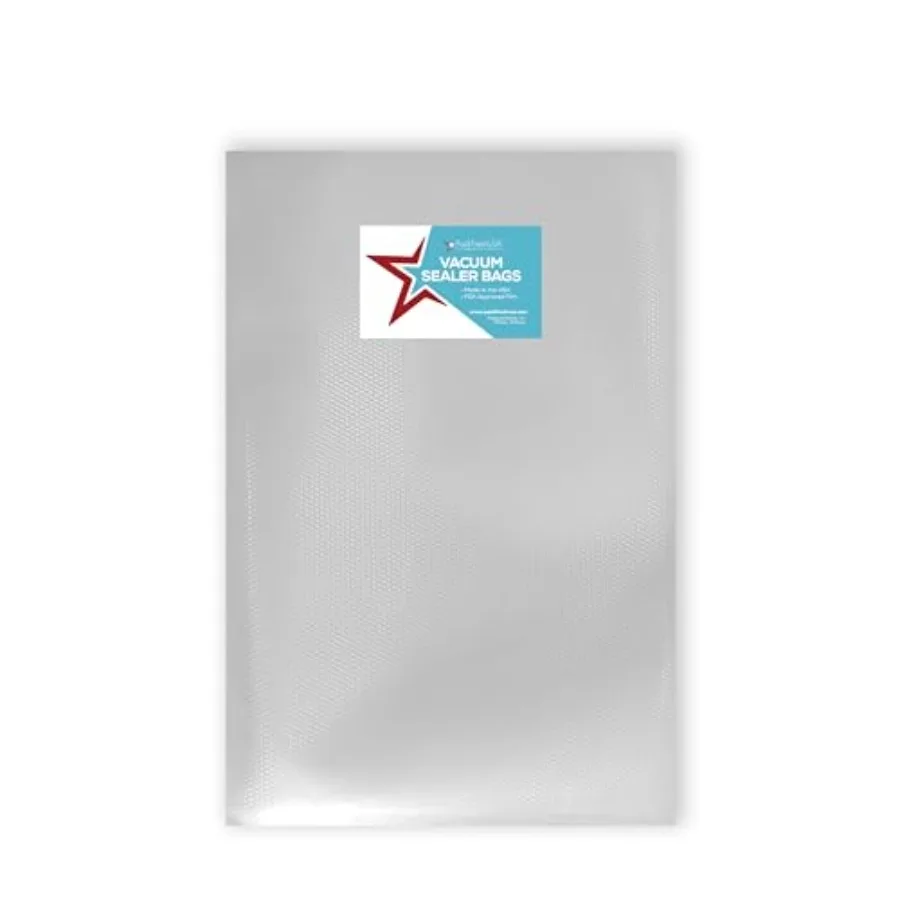 : Quart Vacuum Sealer Bags 8" x 12" - Pre-Cut - BPA Free - Heavy Duty - Heat Sealable - Commercial Grade - Meal Prep - Sous Vid
: Quart Vacuum Sealer Bags 8" x 12" - Pre-Cut - BPA Free - Heavy Duty - Heat Sealable - Commercial Grade - Meal Prep - Sous Vid