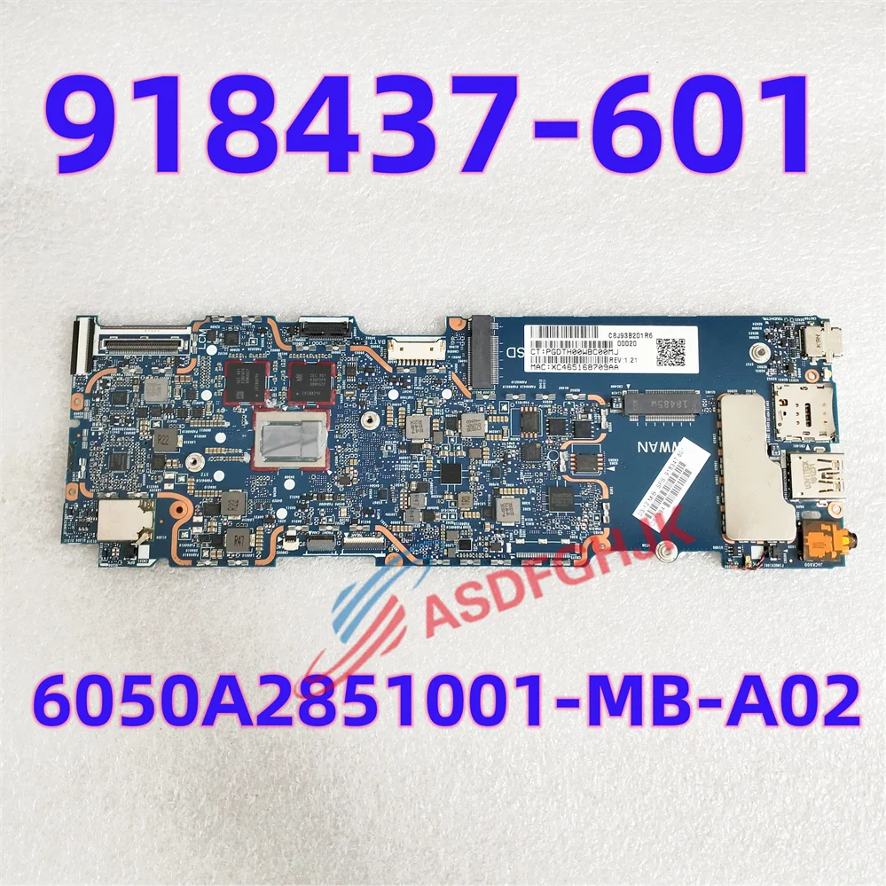 918347-601 918345-601 For Hp Probook X2 612 G2 Laptop Motherboard WITH SR345 I5-7Y54 CPU 6050a2851001 TEST OK
918347-601 918345-601 For Hp Probook X2 612 G2 Laptop Motherboard WITH SR345 I5-7Y54 CPU 6050a2851001 TEST OK